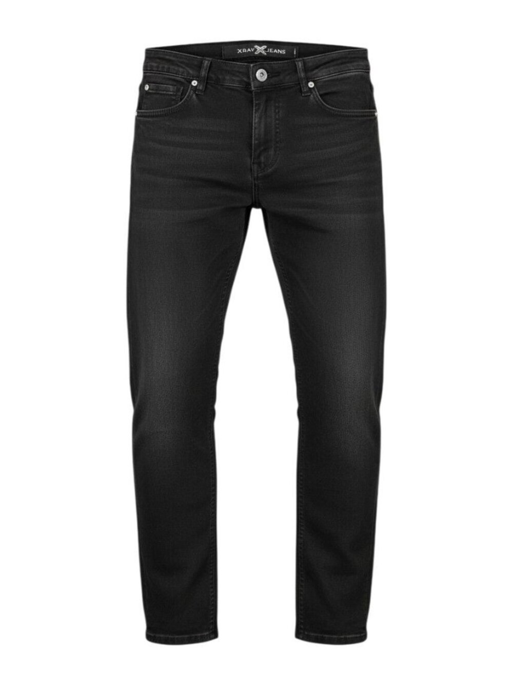 Xray Mens Slim Fit Black Jeans 30x30